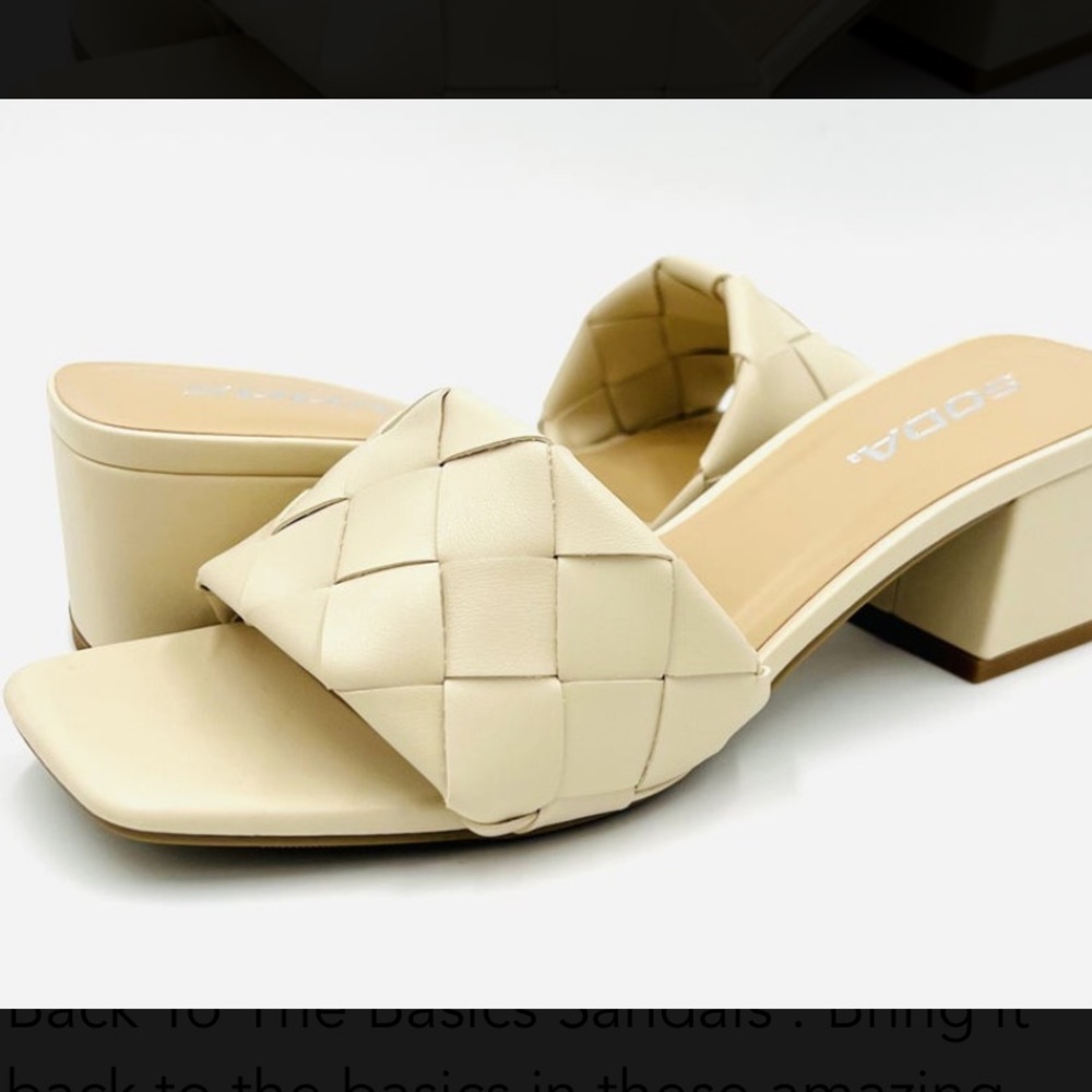 Size 8 Spring soft heel Soda brand shoe